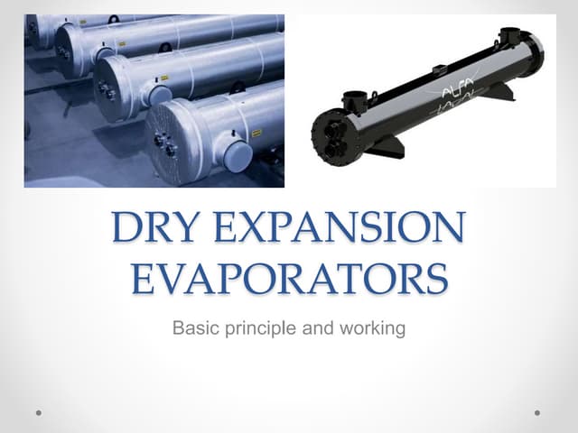 Direct Expansion Type Evaporator: Key Features and Why It’s Also Called a Dry-Type Evaporator